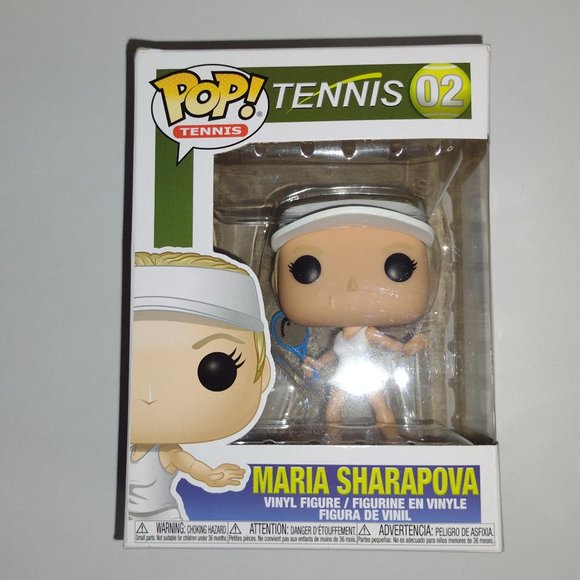 Tennis Legends Bjorn Borg 02 Funko Pop! Maria Sharapova 6.5 x 4.72 x 3.62 inches - Picture 2 of 7